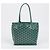 Goyard Mini Anjou Tote Bag Green - vista 4