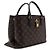 Louis Vuitton Borsa Tote e borsa a tracolla Monogram Canvas Noir Flower - vista 3