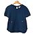 Chanel COCO Knopf Kurzarm Strick Navy