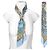Gucci Seidenband-Schal mit Blumenprint