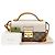 Gucci GG Supreme Mini Canvas Top Handle Shoulder Bag mit Paddle Lock Weiß