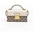 Gucci GG Supreme Mini Canvas Top Handle Shoulder Bag mit Paddle Lock Weiß - Ansicht 2