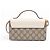 Gucci GG Supreme Mini Canvas Top Handle Shoulder Bag mit Paddle Lock Weiß - Ansicht 4