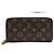 Louis Vuitton Cartera larga con cremallera de Monogram Canvas