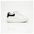 Alexander Mcqueen Sneakers Oversole White Black Tab - vista 3