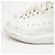 Alexander Mcqueen Sneakers Oversole White Black Tab - vista 9