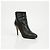 Botines Chanel de piel de cordero marrón - vista 2