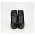 Botines Chanel de piel de cordero marrón - vista 4