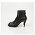 Botines Chanel de piel de cordero marrón - vista 6