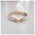 Hermès Bracciale Rigido Blanc da Donna Rose Gold White GM - vista 5