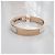 Hermès Bracciale Rigido Blanc da Donna Rose Gold White GM - vista 6
