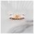 Hermès Bracciale Rigido Blanc da Donna Rose Gold White GM - vista 9
