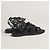 Hermès Sandali con cinturino da donna Noir - vista 4
