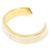 Céline Bracciale Cuff Piccolo a Nastro in Smalto Oro e Avorio - vista 2