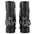 Chanel Botines con cadena CC dorada Talla - vista 4