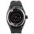 Gucci SYNC Interlocking Rubber Unisex Quarz Uhr Schwarz