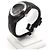 Gucci SYNC Interlocking Rubber Unisex Quarz Uhr Schwarz - Ansicht 3