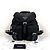 Prada Sac à dos Nylon Triangle Logo Small Black - vue 4