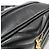 Autre Marque Borsa crossbody matelassé monogram nera con cintura - vista 5