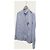 Gucci Camicia ricamata a righe blu da donna - vista 2