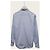 Gucci Camicia ricamata a righe blu da donna - vista 4