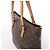 Borsa a tracolla Louis Vuitton Cabas Piano Monogram in marrone M51148 - vista 3