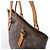 Borsa a tracolla Louis Vuitton Cabas Piano Monogram in marrone M51148 - vista 5