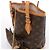 Borsa a spalla Louis Vuitton Bucket PM Monogram in marrone M42238 - vista 4