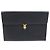Alexander Mcqueen Clutch a busta Skull in vitello grana nera