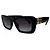Miu Miu Occhiali da sole Square Oval Acetate Black Slate Grey