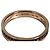 Boucheron Quattro Classic Ehering in Pink Gold Brown - Ansicht 8
