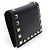 Valentino Cartera Rockstud de piel de becerro negra - vista 2