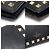 Valentino Cartera Rockstud de piel de becerro negra - vista 6