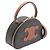 Céline Borsa Tote Half Moon in tela Tan - vista 2