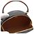 Céline Borsa Tote Half Moon in tela Tan - vista 8