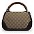 Bamboo Gucci Borsa Tote a spalla con manico in bambù e nappe in jacquard logo GG Marrone - vista 5