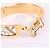 Hermès Bracciale Click PM Gold - vista 5