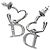 Dior Orecchini a cuore in argento e zircone - vista 4