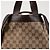 Gucci Drawstring Brown Canvas Backpack - view 4