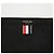 Thom Browne Clutch Document Pebble Black - vista 3