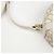 Céline Borsa a tracolla rotonda in tela Triope White - vista 10