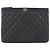 Chanel Borsa a pochette Boy Caviar Gold New Medium