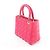 Christian Dior Lady Dior Medium Cannage Leather 2Way Handbag in Pink - vista 3