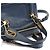 Chloé Borsa 2-Way Paraty in pelle Navy - vista 12