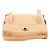 Yves Saint Laurent Borsa 2-Way Muse Two in pelle beige - vista 4