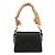 Chloé Borsa a tracolla in vitello nero con manico in pitone