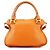 Chloé Borsa Marcie 2-Way in pelle arancione - vista 3