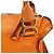 Chloé Borsa Marcie 2-Way in pelle arancione - vista 6