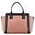 Chloé Saco Tote Alison em couro rosa e preto
