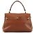 Yves Saint Laurent Borsa 2-Way Muse Two in pelle marrone chiaro - vista 3